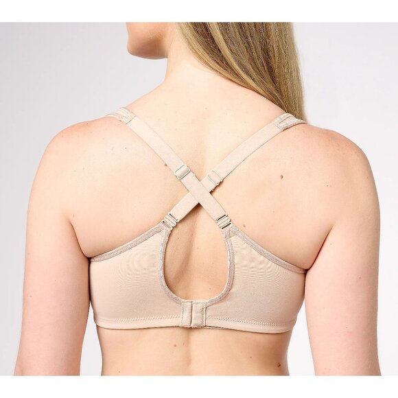 Breezies Sunbeige  Active Contour Wirefree Bra Size 40C - Picture 3 of 6